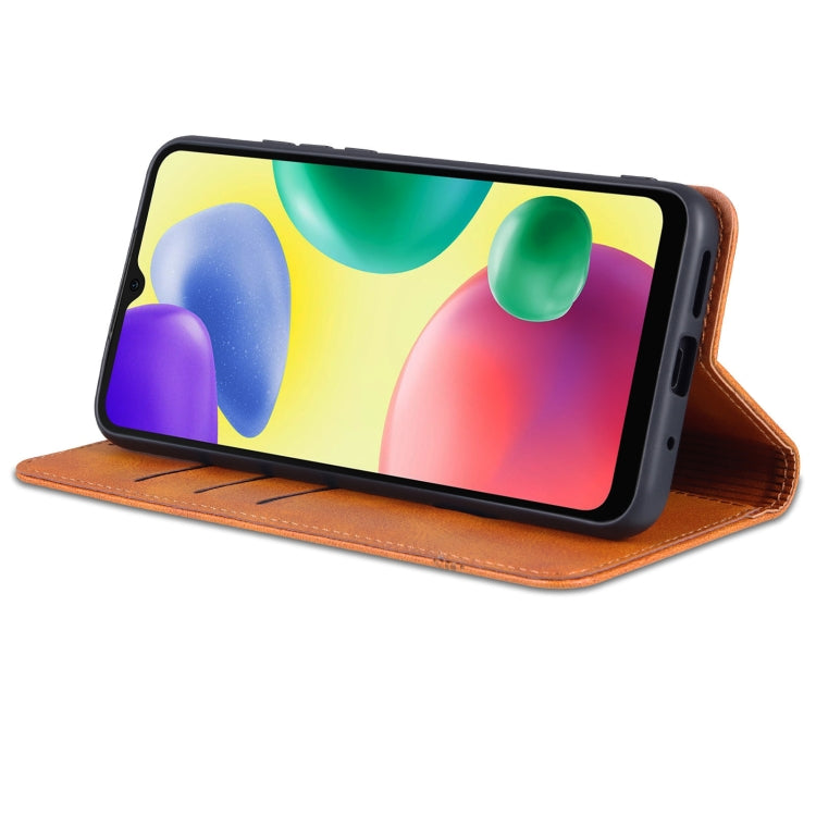 For Xiaomi Redmi 10C / 10 India AZNS Magnetic Calf Texture Flip Leather Phone Case