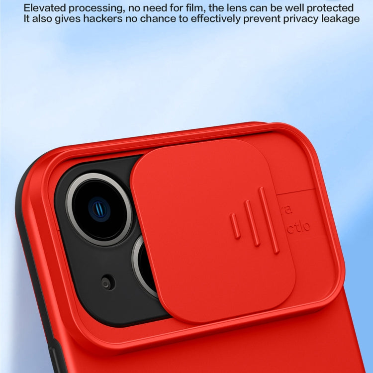 For iPhone 13 3 in 1 Sliding Camshield Card Phone Case