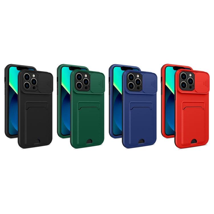 3 in 1 Sliding Camshield Card Phone Case For iPhone 11 Pro Max