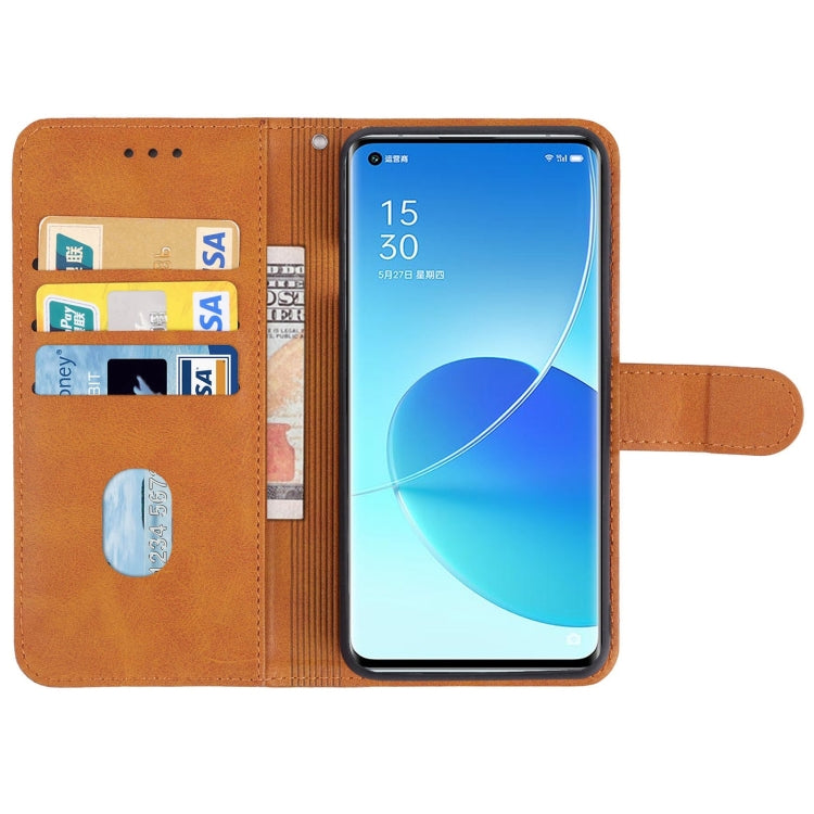 For OPPO Reno6 Pro 5G Snapdragon Leather Phone Case