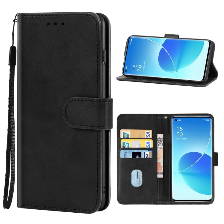 For OPPO Reno6 Pro 5G Snapdragon Leather Phone Case