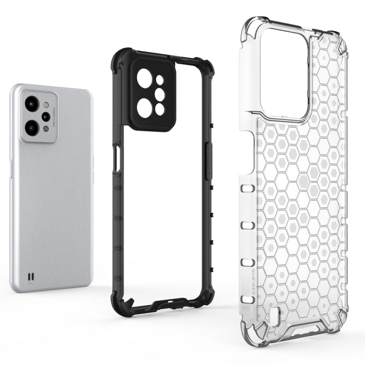 For OPPO Realme C31 4G Shockproof Honeycomb PC + TPU Protective Case