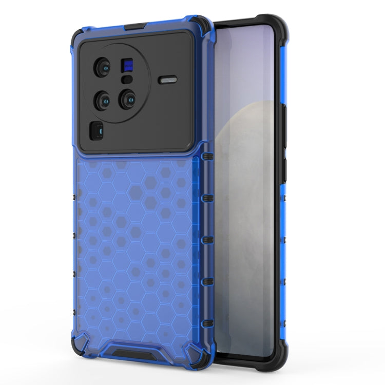 For vivo X80 Pro 5G China Shockproof Honeycomb PC + TPU Protective Case