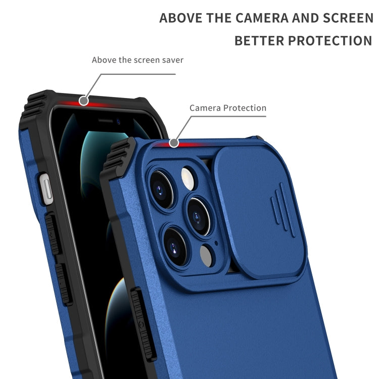 For iPhone 11 Pro Stereoscopic Holder Sliding Camshield Phone Case