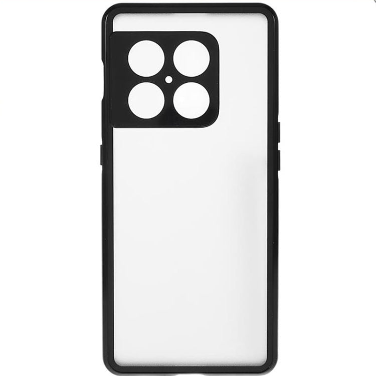 For OnePlus 10 Pro Full Cover Magnetic Metal Tempered Glass Phone Case