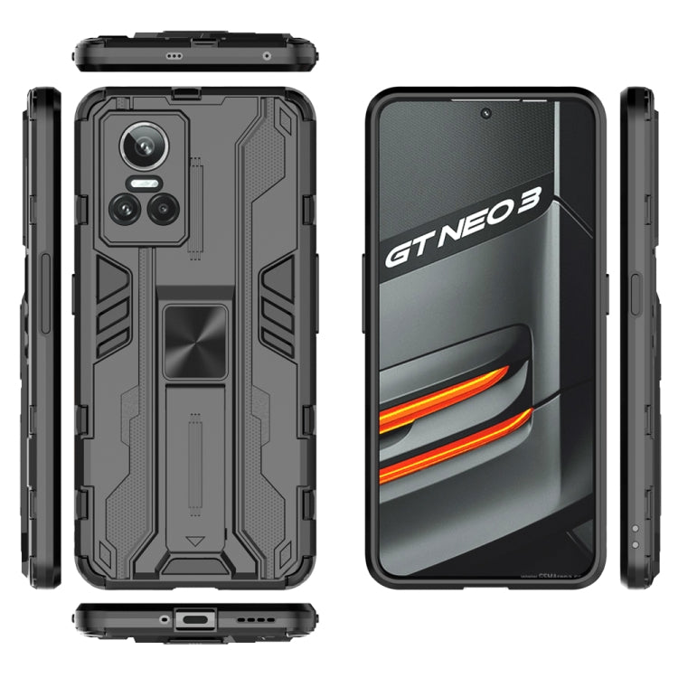 For OPPO Realme GT Neo3 5G China Supersonic PC + TPU Shock-proof Protective Phone Case with Holder