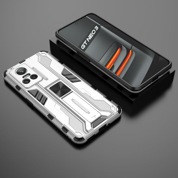 For OPPO Realme GT Neo3 5G China Supersonic PC + TPU Shock-proof Protective Phone Case with Holder