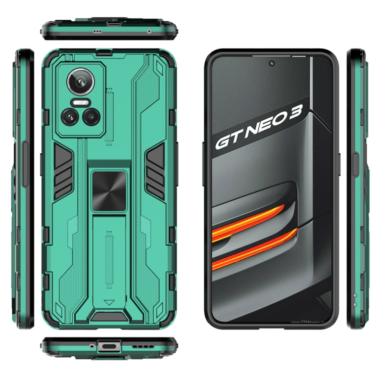 For OPPO Realme GT Neo3 5G China Supersonic PC + TPU Shock-proof Protective Phone Case with Holder