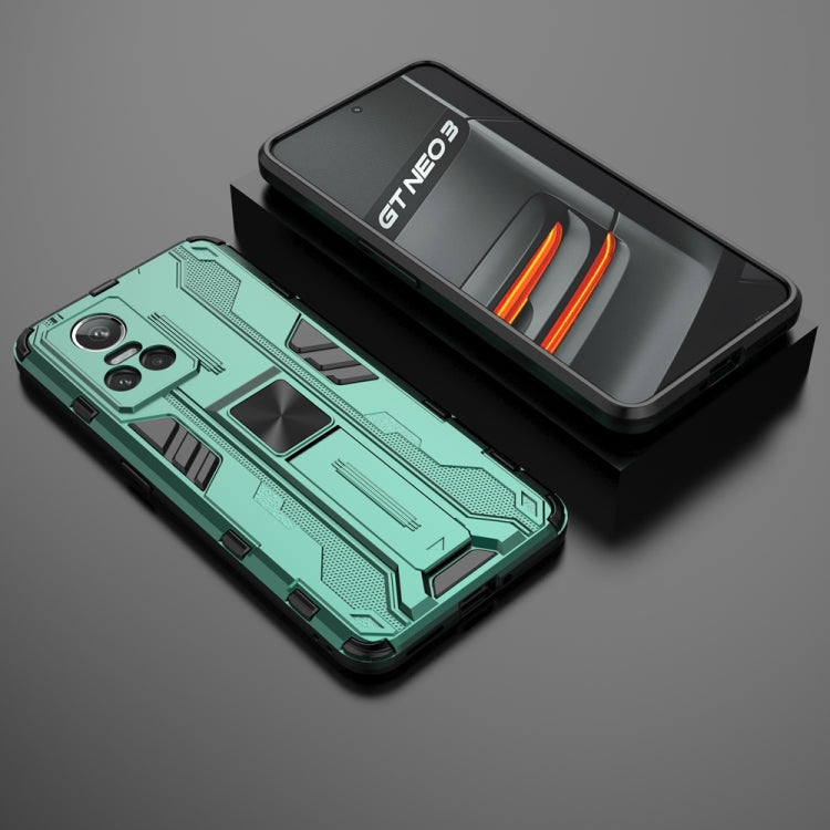 For OPPO Realme GT Neo3 5G China Supersonic PC + TPU Shock-proof Protective Phone Case with Holder