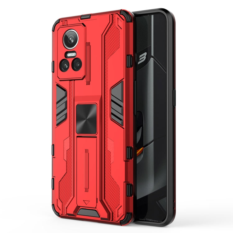 For OPPO Realme GT Neo3 5G China Supersonic PC + TPU Shock-proof Protective Phone Case with Holder