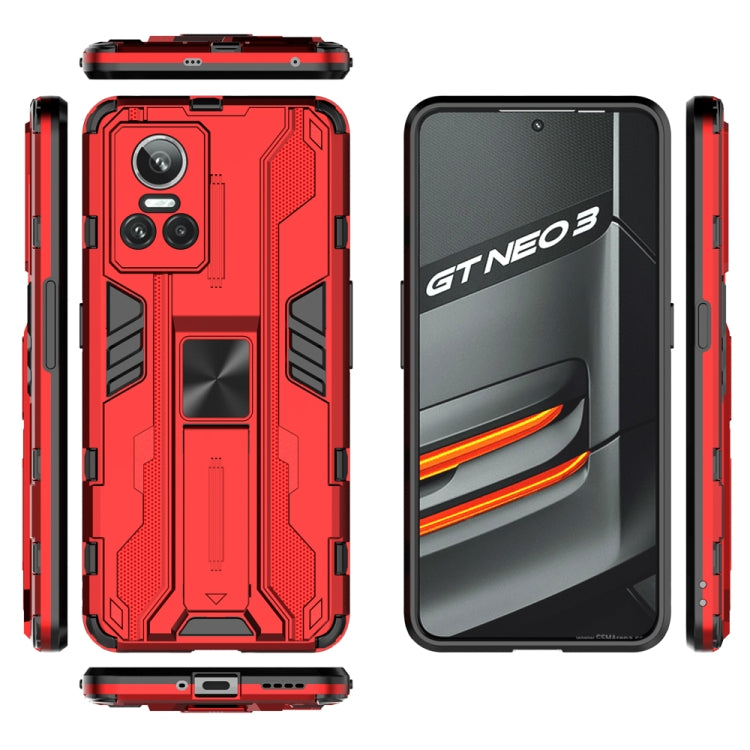 For OPPO Realme GT Neo3 5G China Supersonic PC + TPU Shock-proof Protective Phone Case with Holder