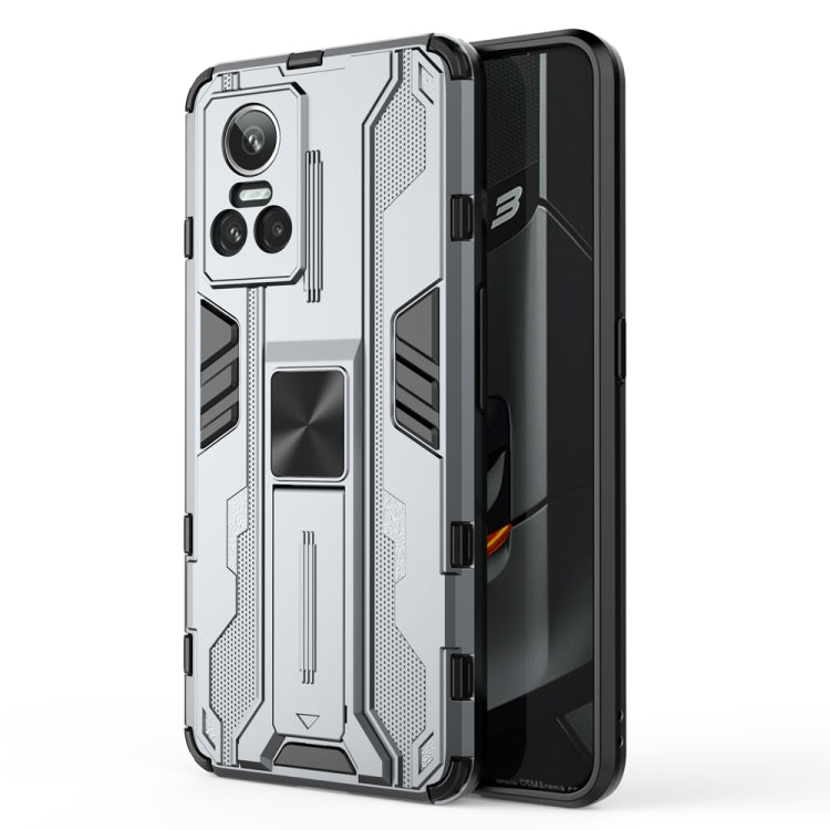 For OPPO Realme GT Neo3 5G China Supersonic PC + TPU Shock-proof Protective Phone Case with Holder