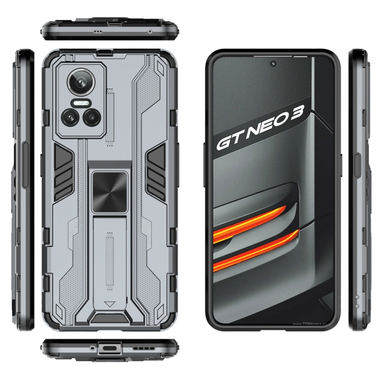 For OPPO Realme GT Neo3 5G China Supersonic PC + TPU Shock-proof Protective Phone Case with Holder