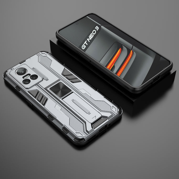 For OPPO Realme GT Neo3 5G China Supersonic PC + TPU Shock-proof Protective Phone Case with Holder