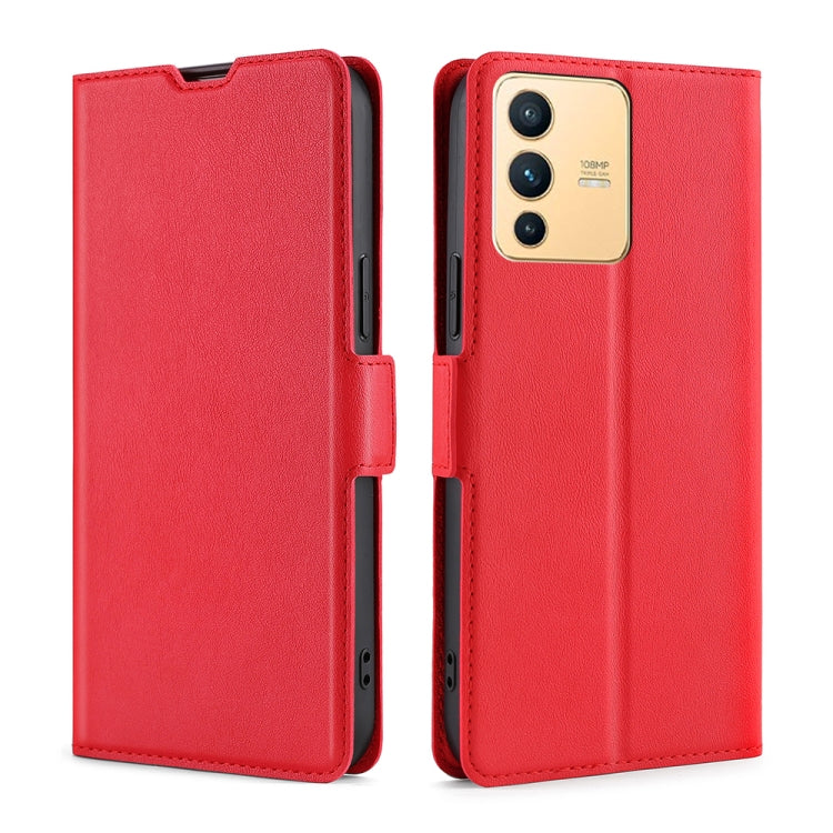 For vivo S12 5G / V23 Ultra-thin Voltage Side Buckle Leather Phone Case