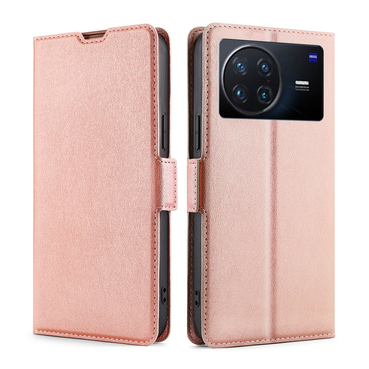 For vivo X Note 5G Ultra-thin Voltage Side Buckle Leather Phone Case