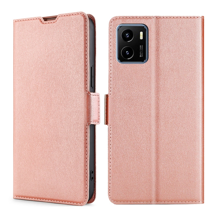 For vivo Y15S Ultra-thin Voltage Side Buckle Leather Phone Case