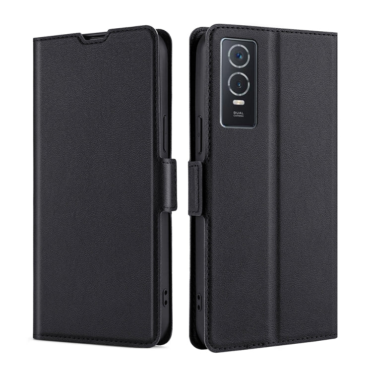 For vivo Y76S / Y74S Ultra-thin Voltage Side Buckle Leather Phone Case