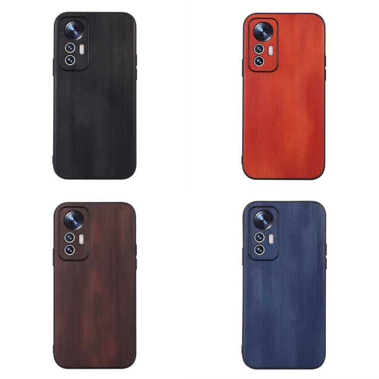 For Xiaomi 12 Lite Yellow Cow Texture PU Phone Case