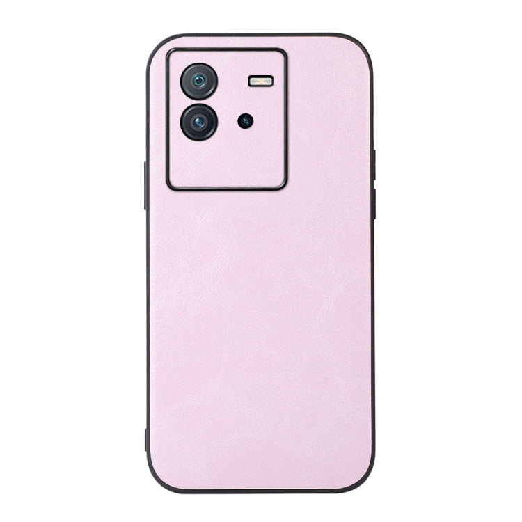 For vivo iQOO Neo6 Cowhide Texture PU Phone Case