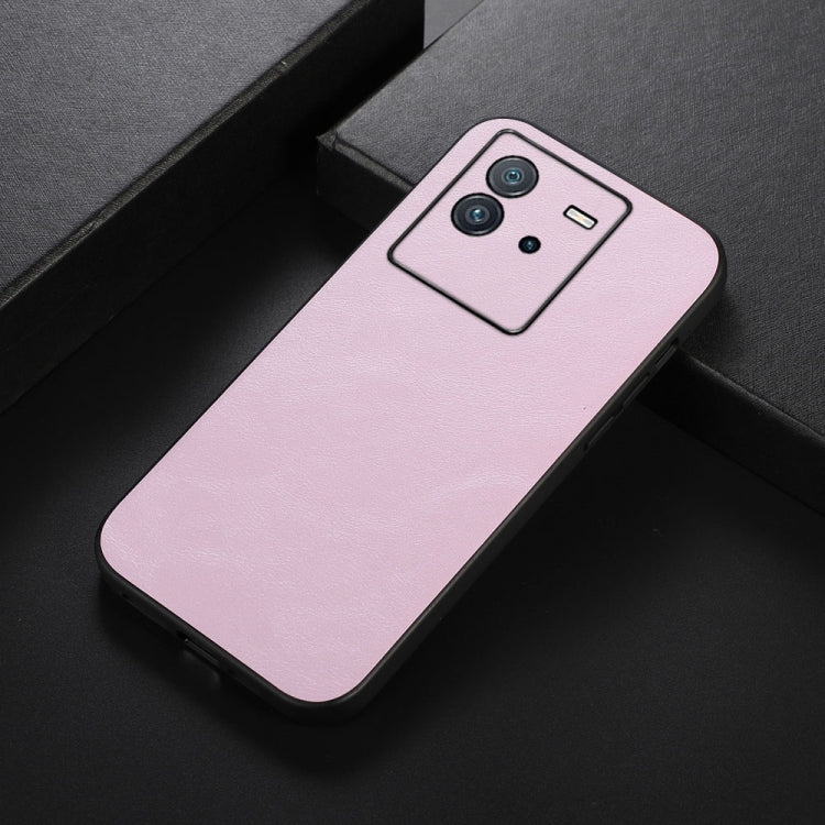 For vivo iQOO Neo6 Cowhide Texture PU Phone Case