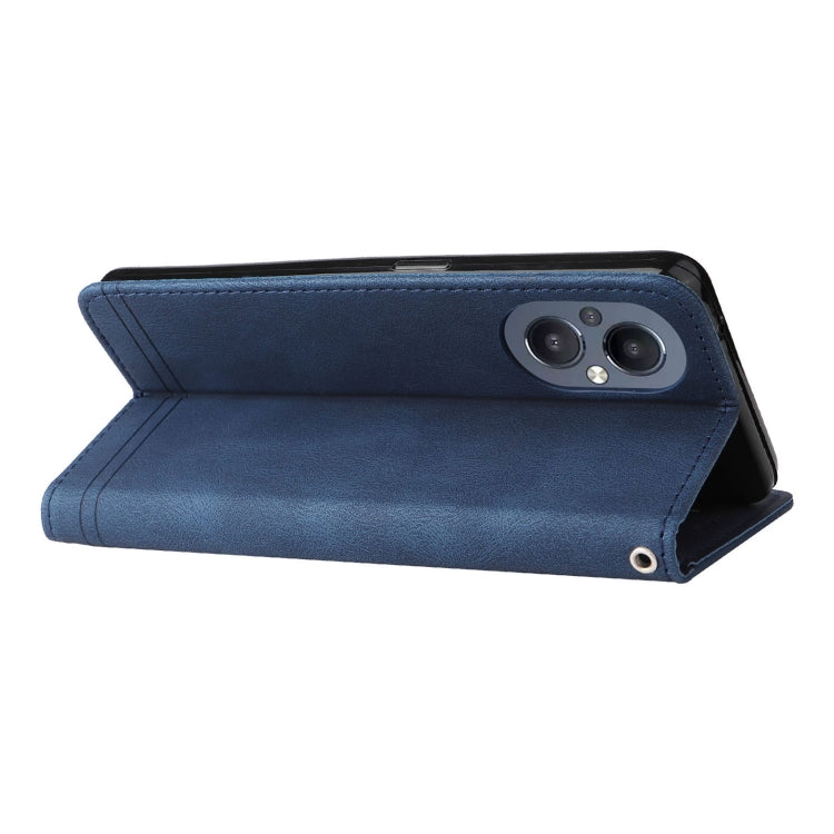 For OPPO A96 5G / Reno7 Z 5G / OnePlus Nord N20 5G Skin Feel Life Tree Metal Button Leather Phone Case