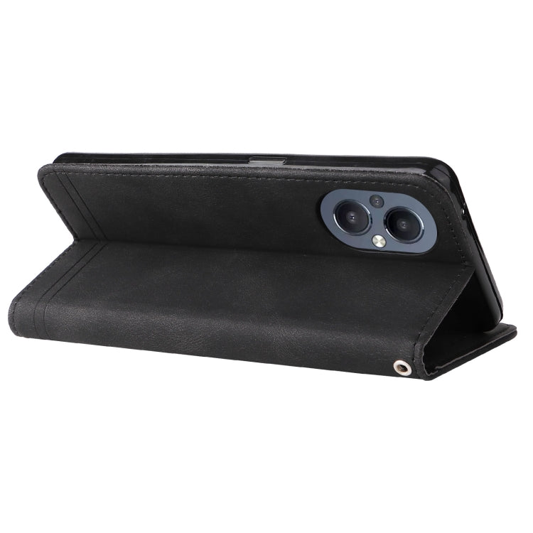 For OPPO A96 5G / Reno7 Z 5G / OnePlus Nord N20 5G Skin Feel Life Tree Metal Button Leather Phone Case