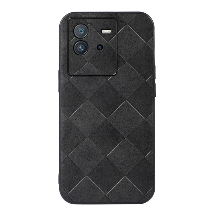For vivo iQOO Neo6 Weave Plaid PU Phone Case