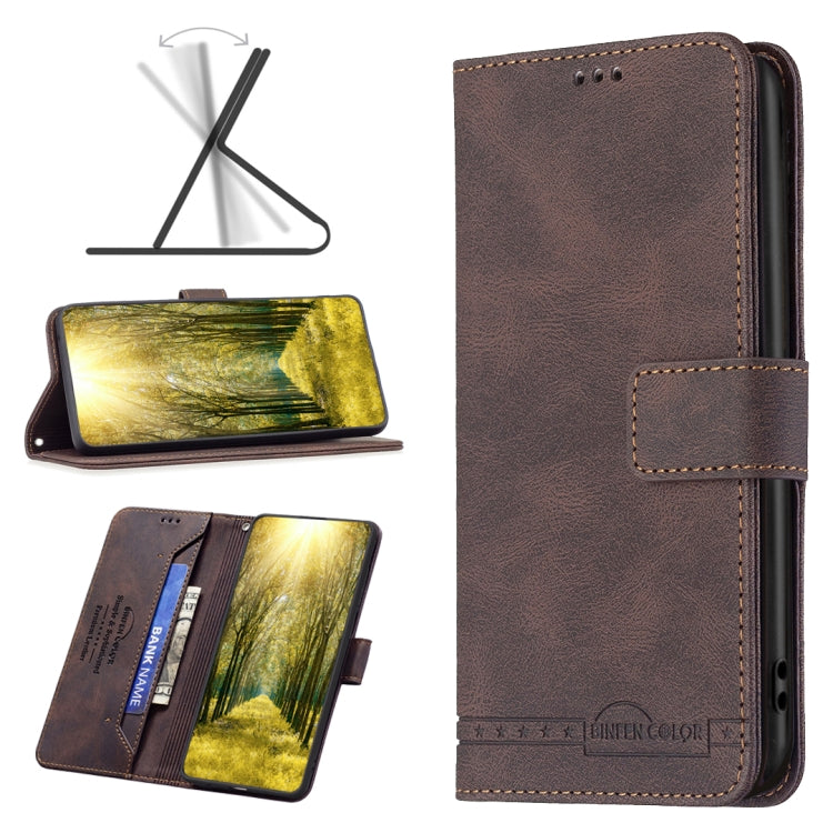 For Xiaomi Poco M4 Pro 5G BF09 Magnetic Buckle RFID Flip Leather Phone Case