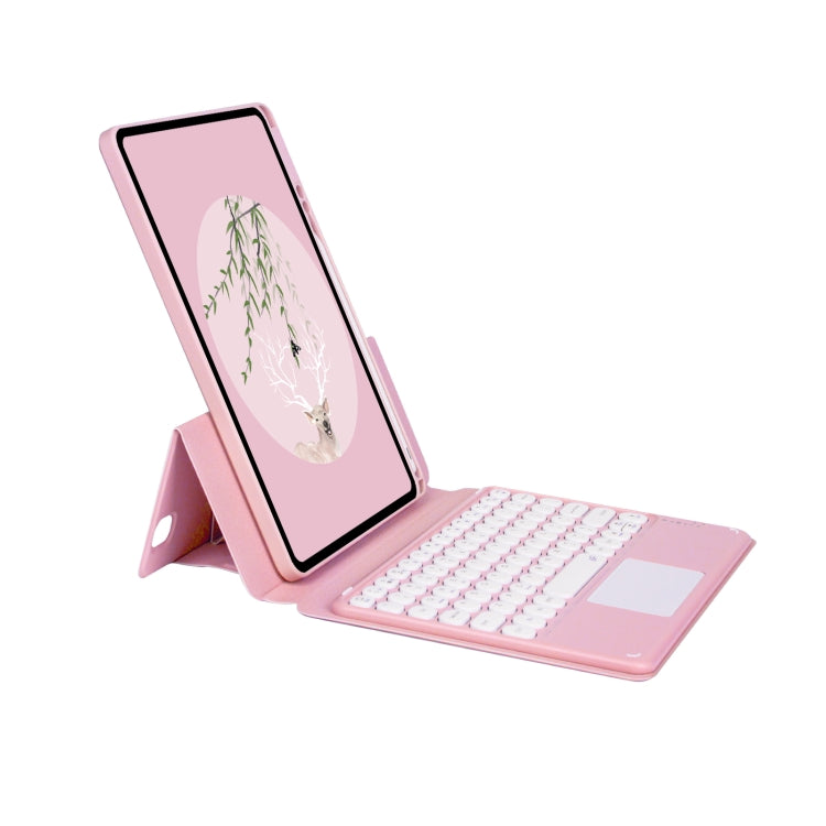 Bluetooth Keyboard Leather Case with Touchpad & Rotatable Bottom Case For iPad 10.2 2021 & 2020 & 2019 / Air 2019 / Pro 10.5 inch
