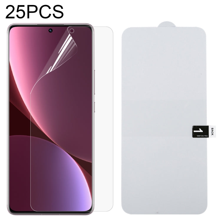 25 PCS Full Screen Protector Explosion-proof Hydrogel Film For Xiaomi 12 Lite