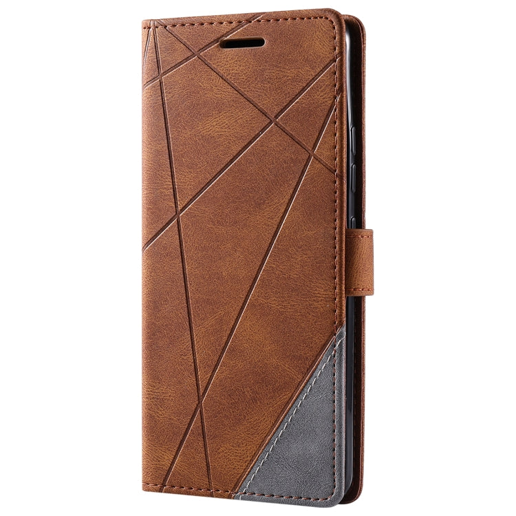 For Xiaomi Redmi Note 11 Pro Skin Feel Splicing Leather Phone Case