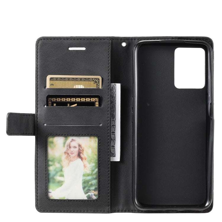 For OPPO Realme 9 Pro+ Skin Feel Splicing Leather Phone Case