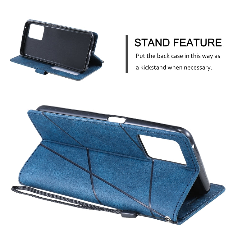 For OPPO Realme 9i Skin Feel Splicing Leather Phone Case