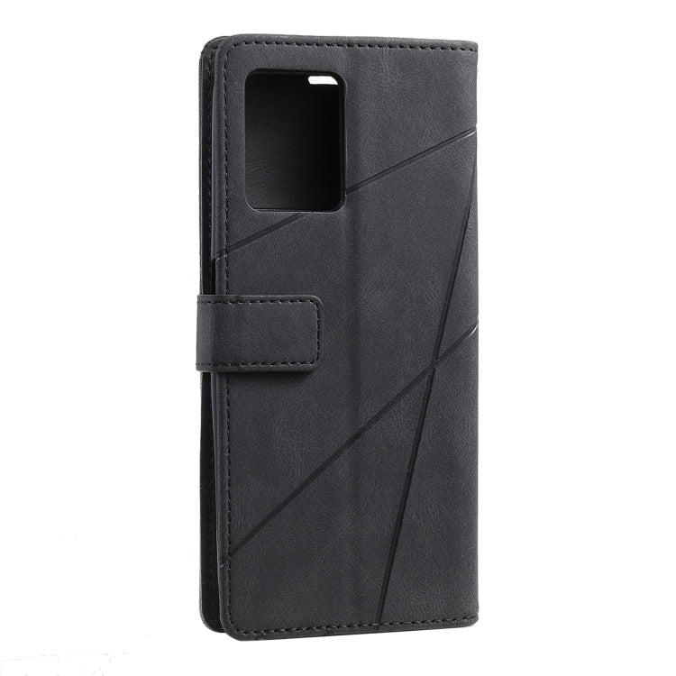 For OPPO Realme 9i Skin Feel Splicing Leather Phone Case
