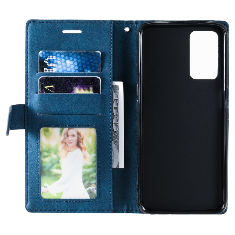 For OPPO A55s 5G Skin Feel Splicing Leather Phone Case