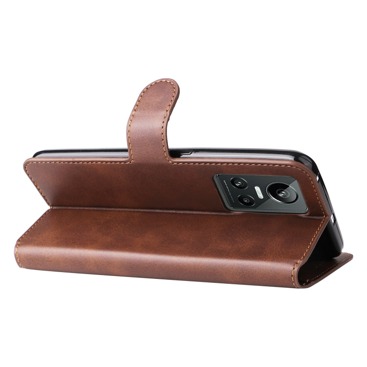 For OPPO Realme GT Neo3 Classic Calf Texture Flip Leather Case