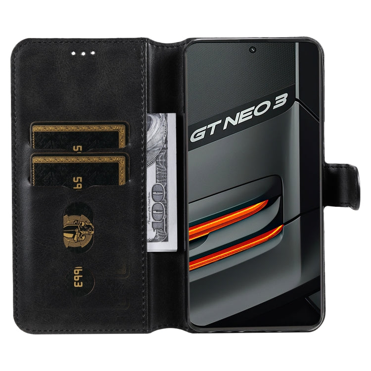For OPPO Realme GT Neo3 Classic Calf Texture Flip Leather Case