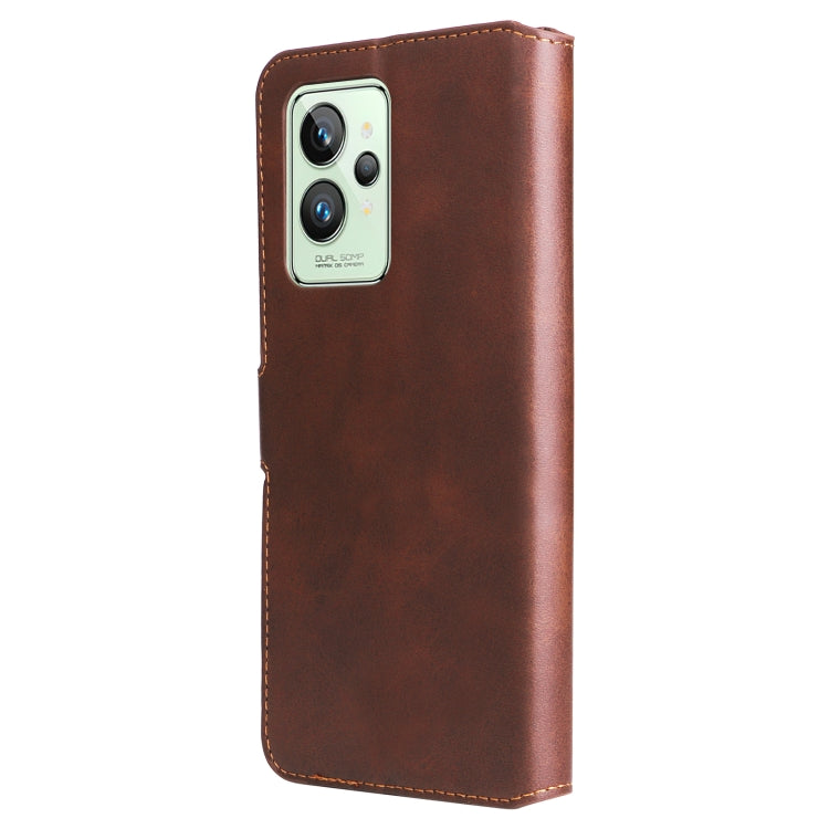 For OPPO Realme GT2 Pro Classic Calf Texture Flip Leather Case
