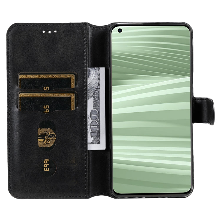 For OPPO Realme GT2 Pro Classic Calf Texture Flip Leather Case