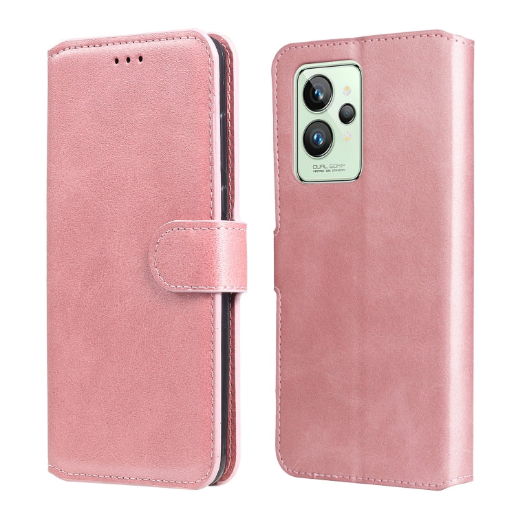 For OPPO Realme GT2 Pro Classic Calf Texture Flip Leather Case