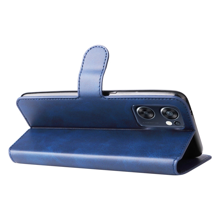 For OPPO Reno7 SE 5G Classic Calf Texture Flip Leather Case