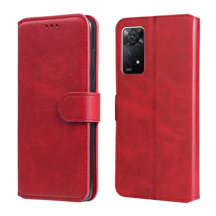 For Xiaomi Redmi Note 11 Pro 4G / 5G Classic Calf Texture Flip Leather Case