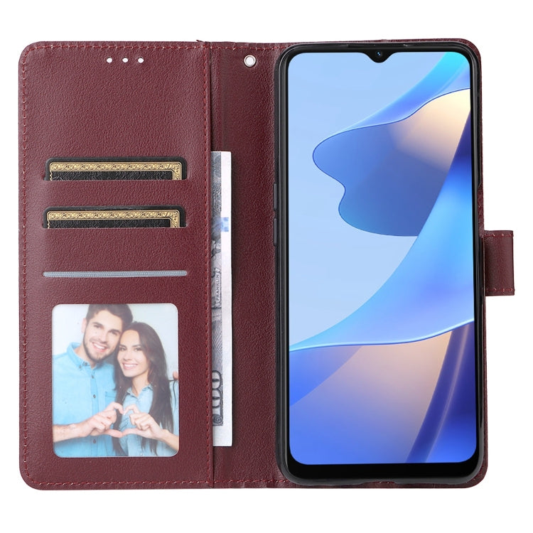 For OPPO A16 3 Card Slots Multifunctional Leather Phone Case