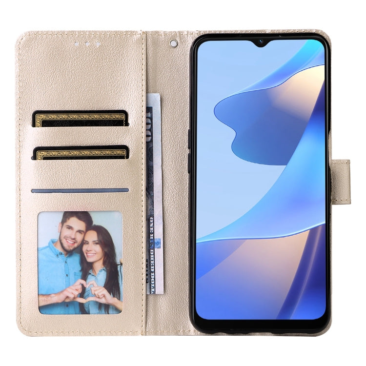 For OPPO A16 3 Card Slots Multifunctional Leather Phone Case