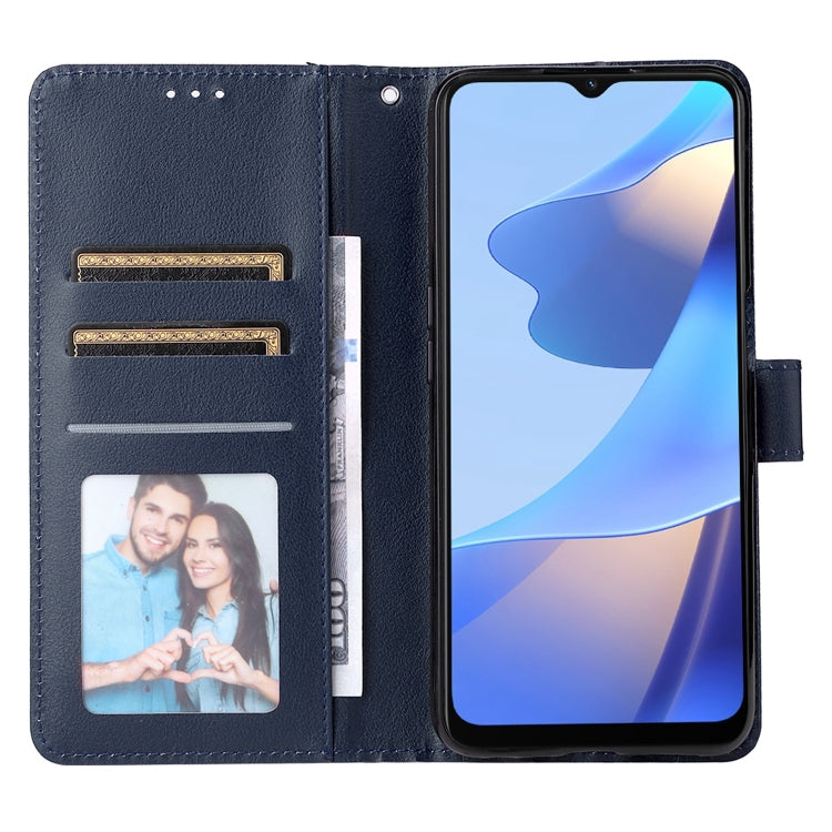 For OPPO A16 3 Card Slots Multifunctional Leather Phone Case