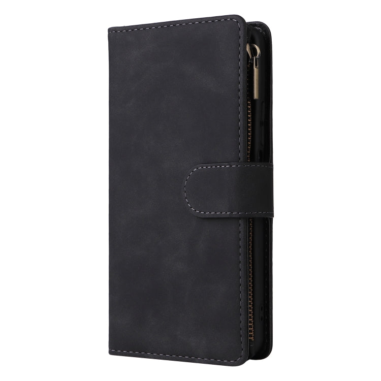 For Xiaomi Redmi Note 11 Pro China Multifunctional Frosted Zipper Wallet Leather Phone Case