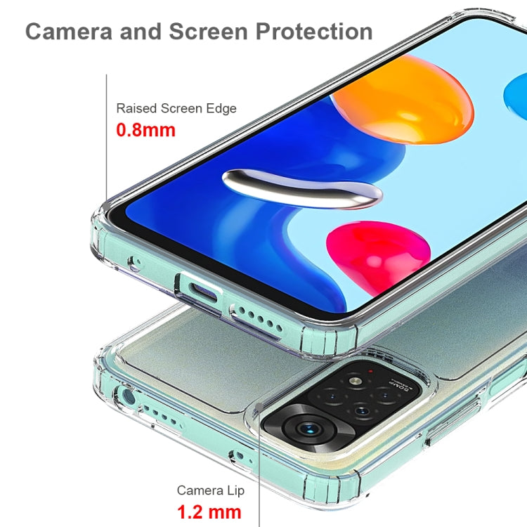 For Xiaomi Redmi Note 11 Global/Redmi Note 11S Scratchproof TPU + Acrylic Protective Phone Case