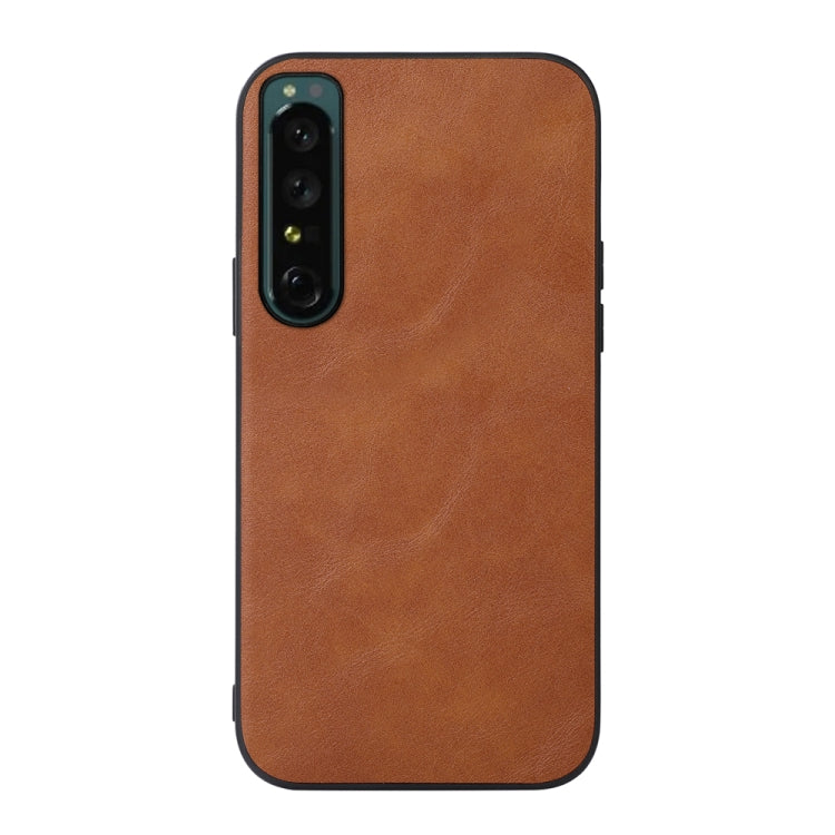 For Sony Xperia 1 IV Cowhide Texture PU Phone Case