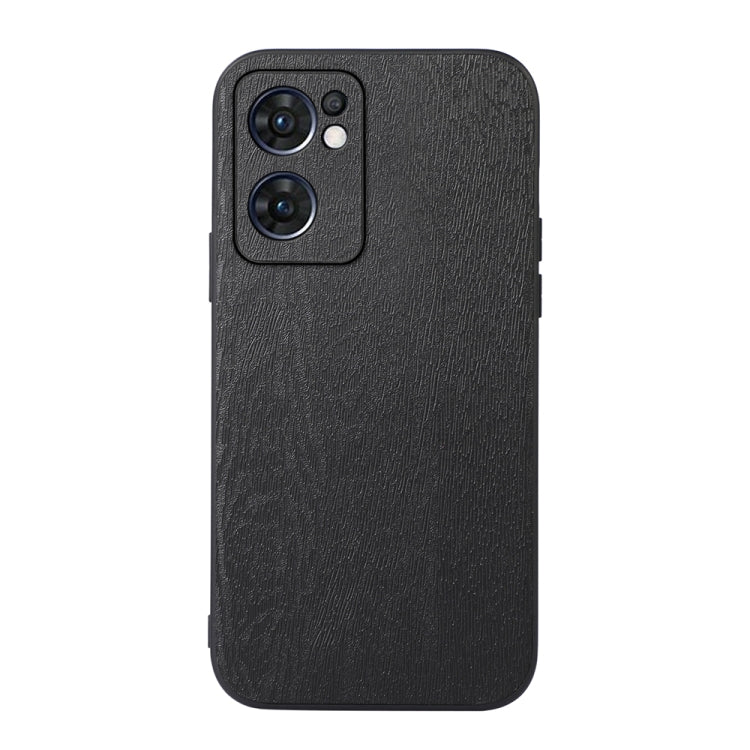 For OPPO Reno7 5G International Version / Find X5 Lite Wood Texture PU Phone Case
